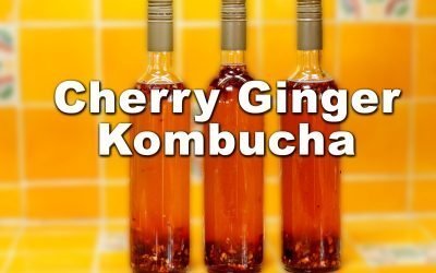 Cherry Ginger Kombucha Recipe